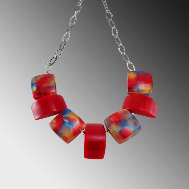 Fractured Monolith necklace FMSA7