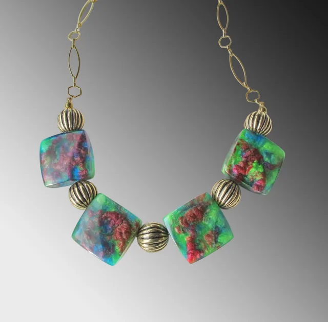 Fractured Monolith necklace FMSA13