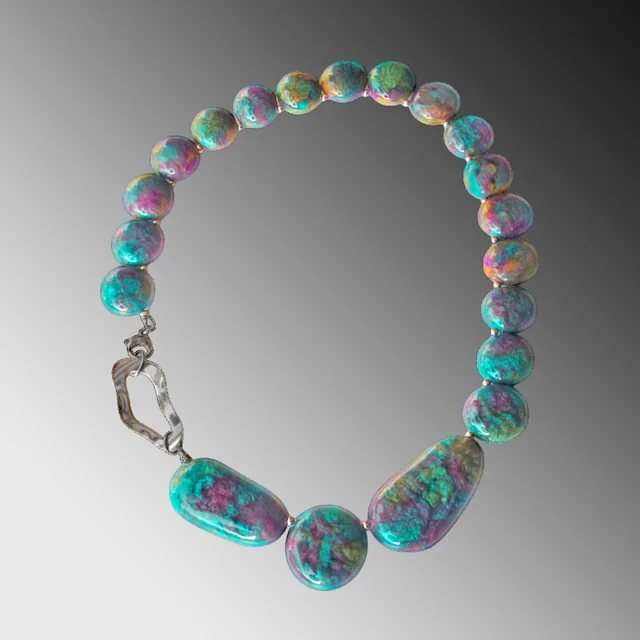 Curved Resonance necklace CRUR1